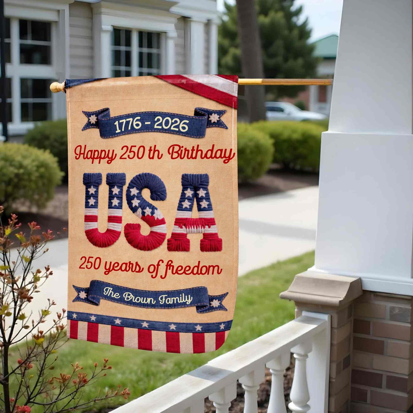 Happy Birthday USA Years Of Freedom Stars And Stripes Our Family