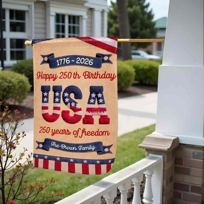 Happy Birthday USA Years Of Freedom Stars And Stripes Our Family