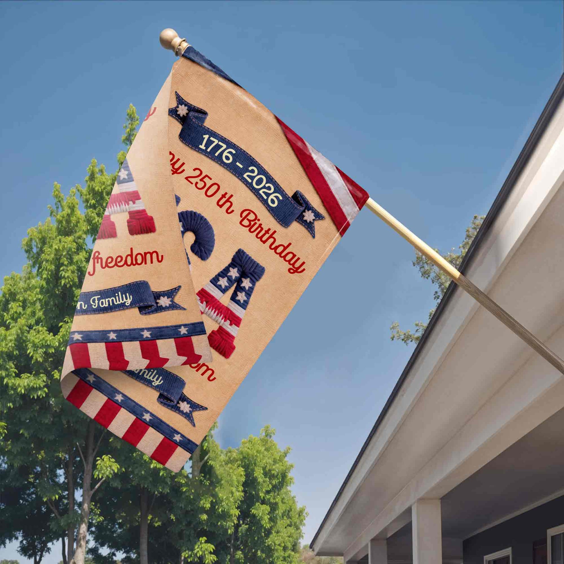 Happy Birthday USA Years Of Freedom Stars And Stripes Our Family