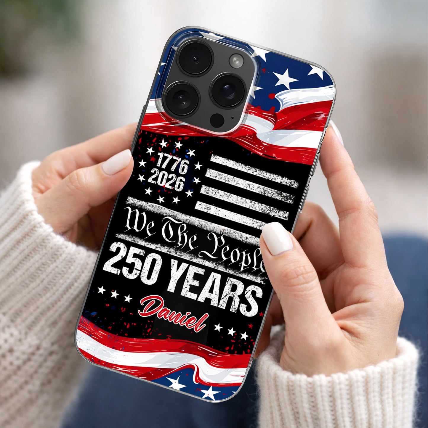 We The People American Flag With Stars And Stripes