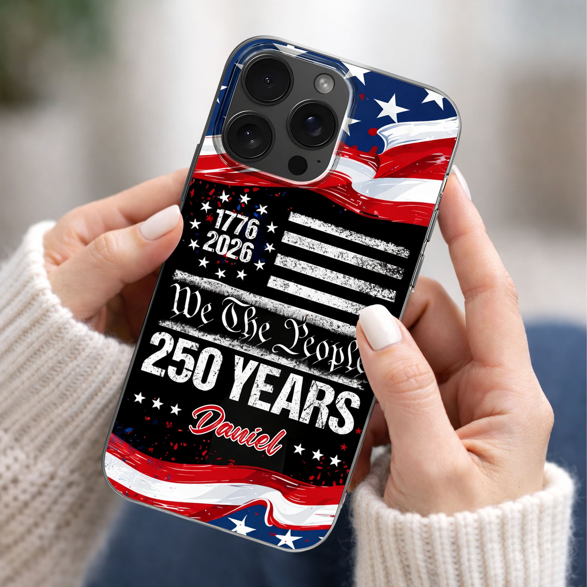 We The People American Flag With Stars And Stripes