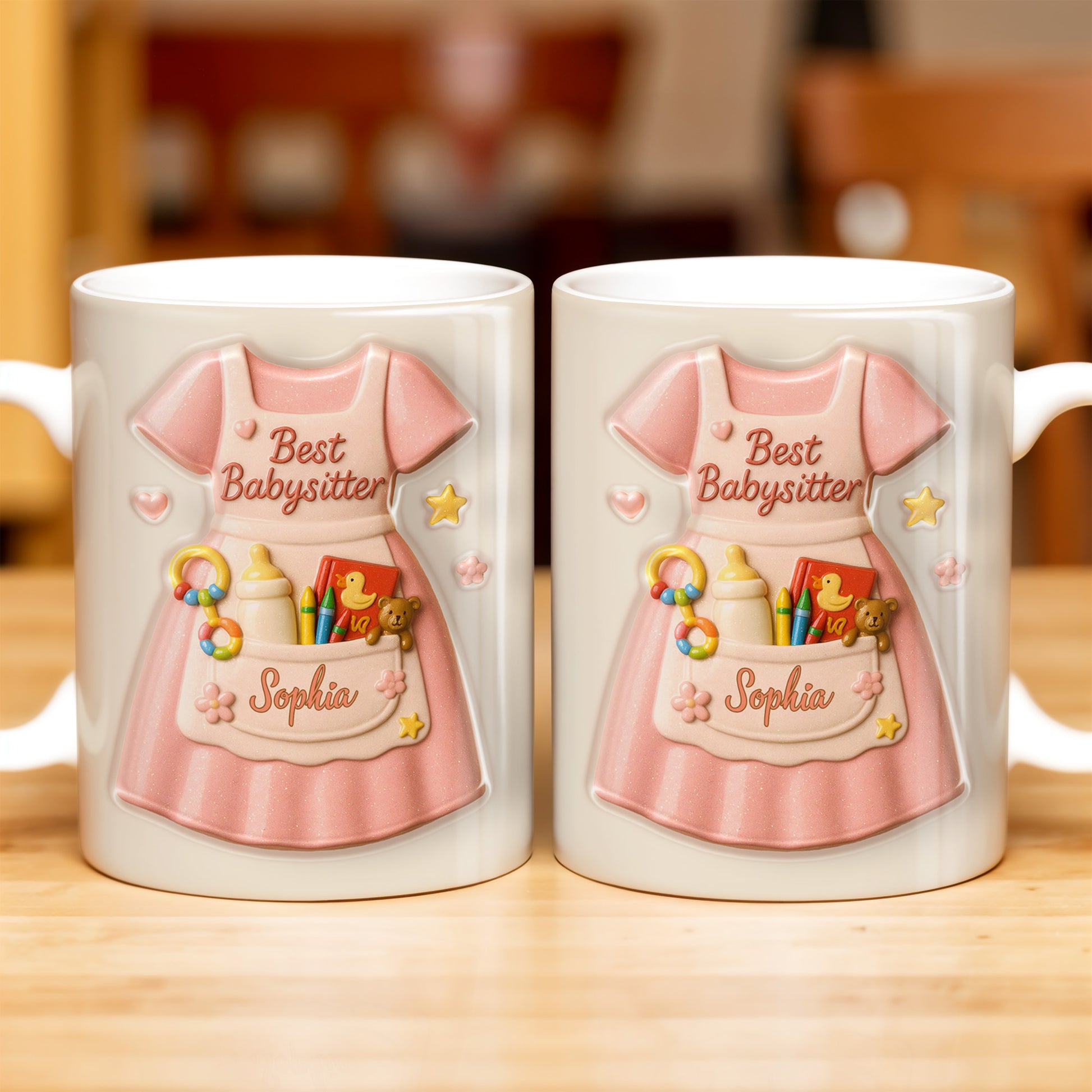 Best Babysitter With Children's Toys And Dress Design