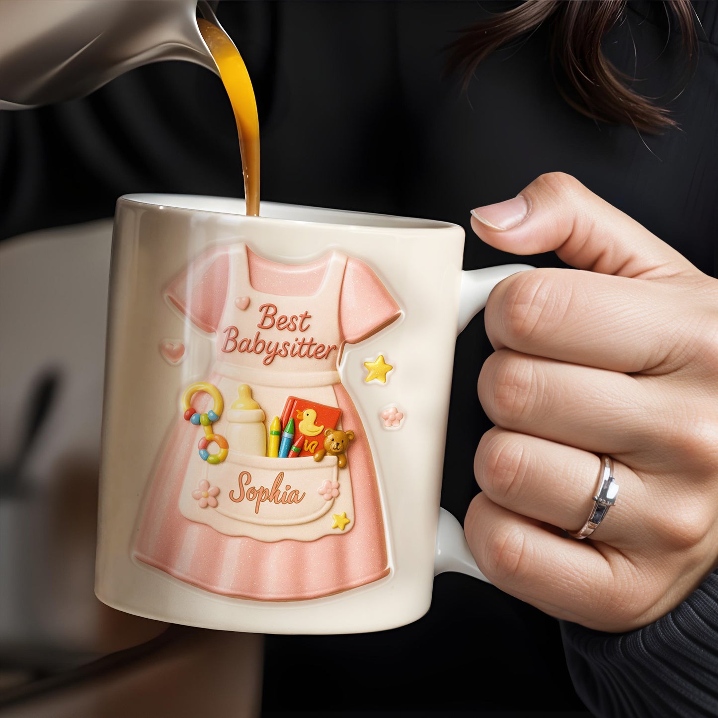 Best Babysitter With Children's Toys And Dress Design