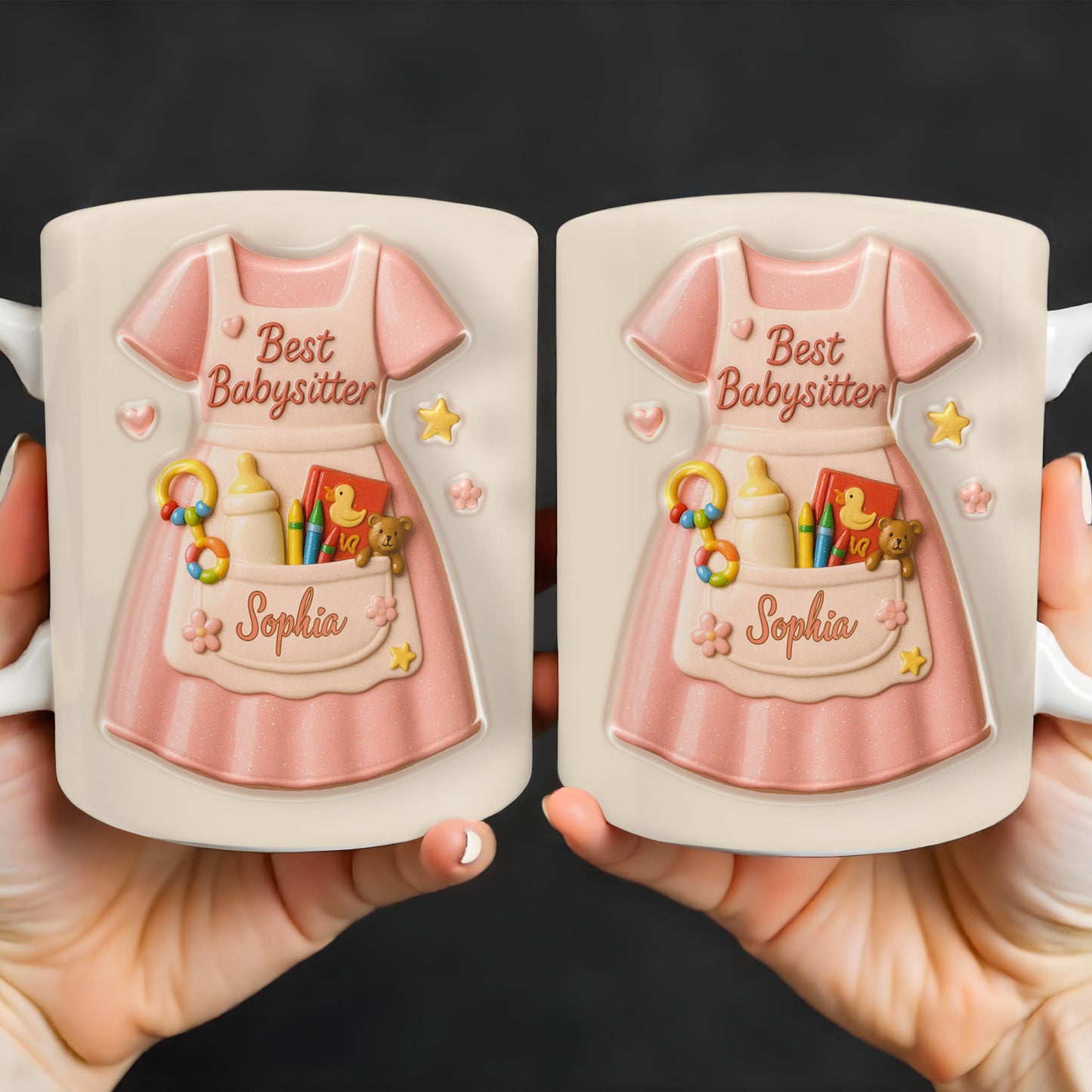 Best Babysitter With Children's Toys And Dress Design