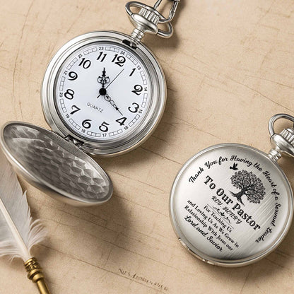 Thank You For Teaching Us, Tree Design Silver Plated Watch