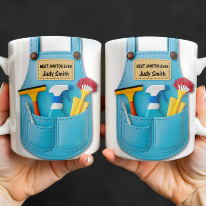 Best Janitor Ever With Janitorial Tools