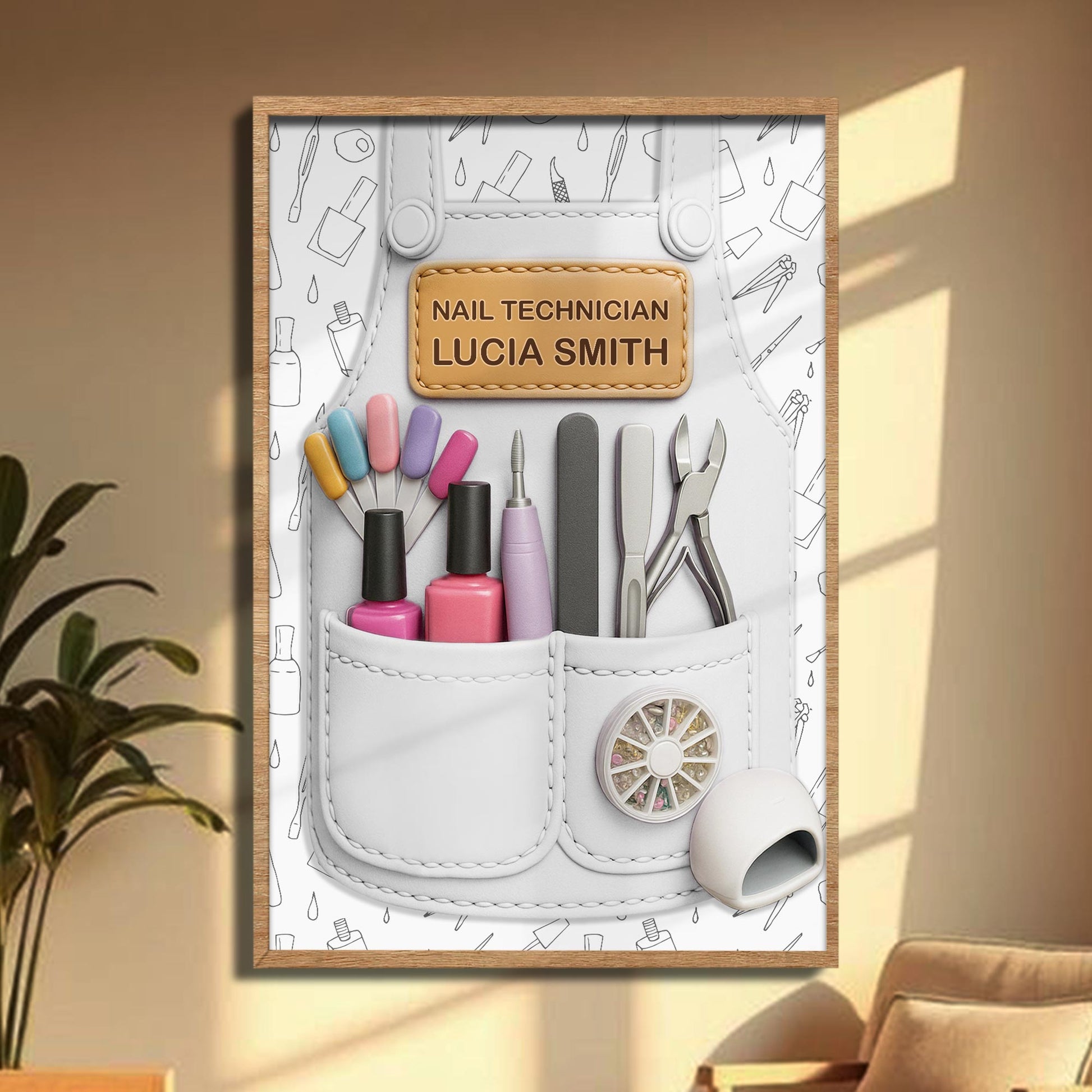 Nail Technician Gift Featuring Manicure Tools