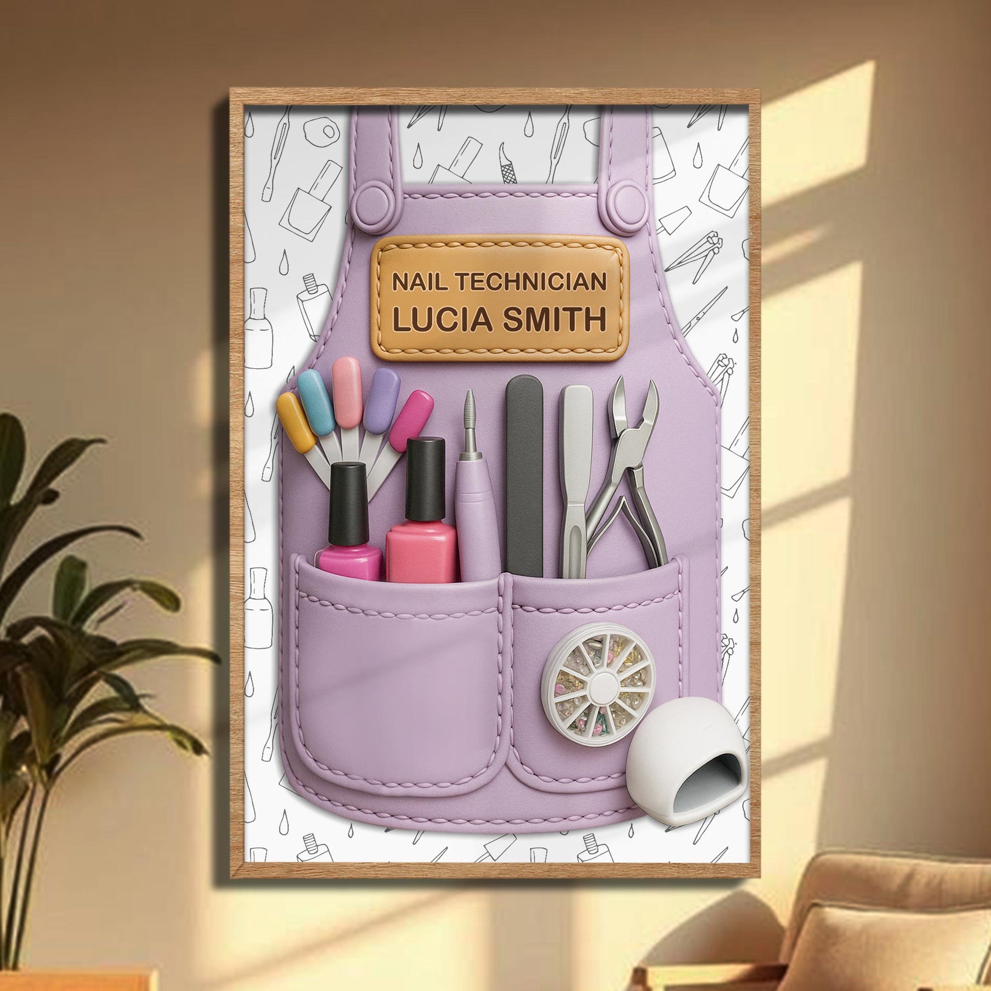 Nail Technician Gift Featuring Manicure Tools