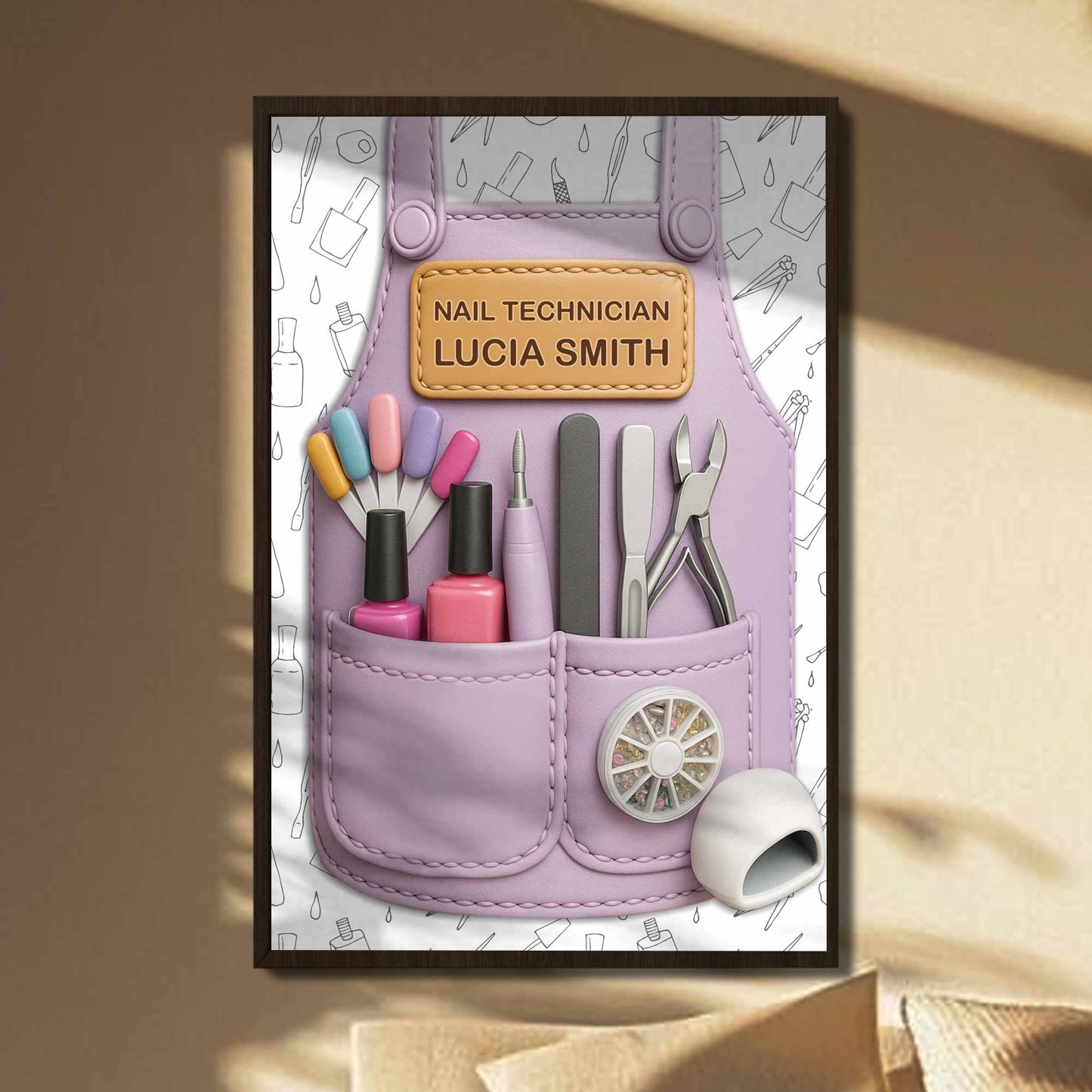 Nail Technician Gift Featuring Manicure Tools