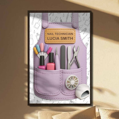 Nail Technician Gift Featuring Manicure Tools