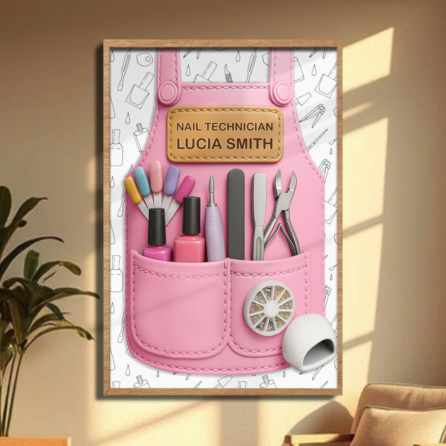 Nail Technician Gift Featuring Manicure Tools