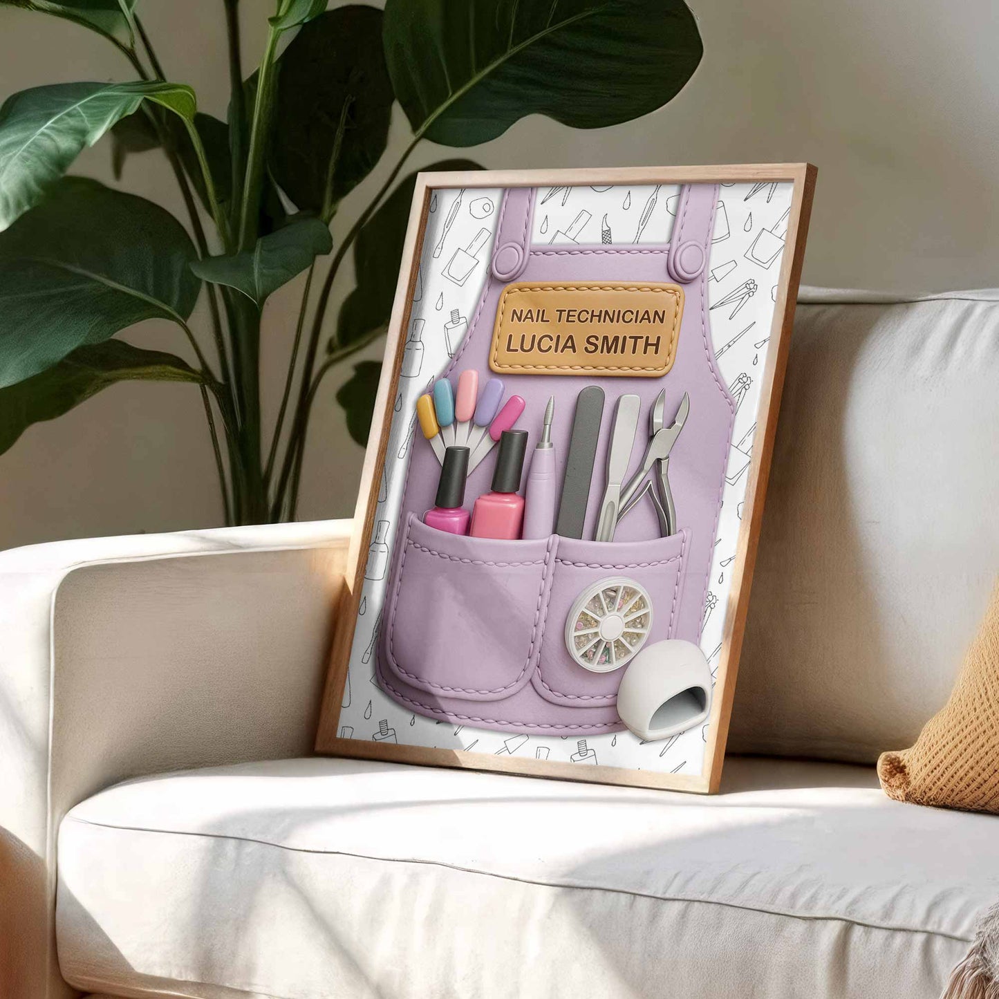 Nail Technician Gift Featuring Manicure Tools