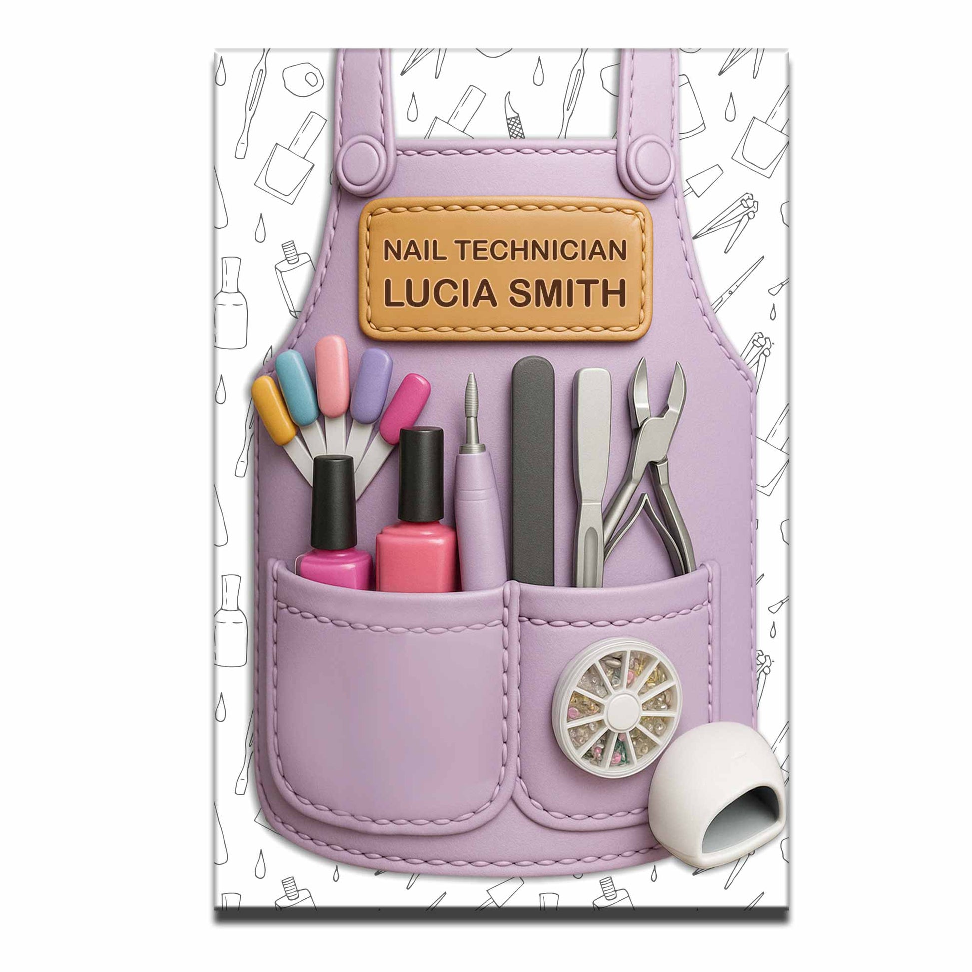 Nail Technician Gift Featuring Manicure Tools