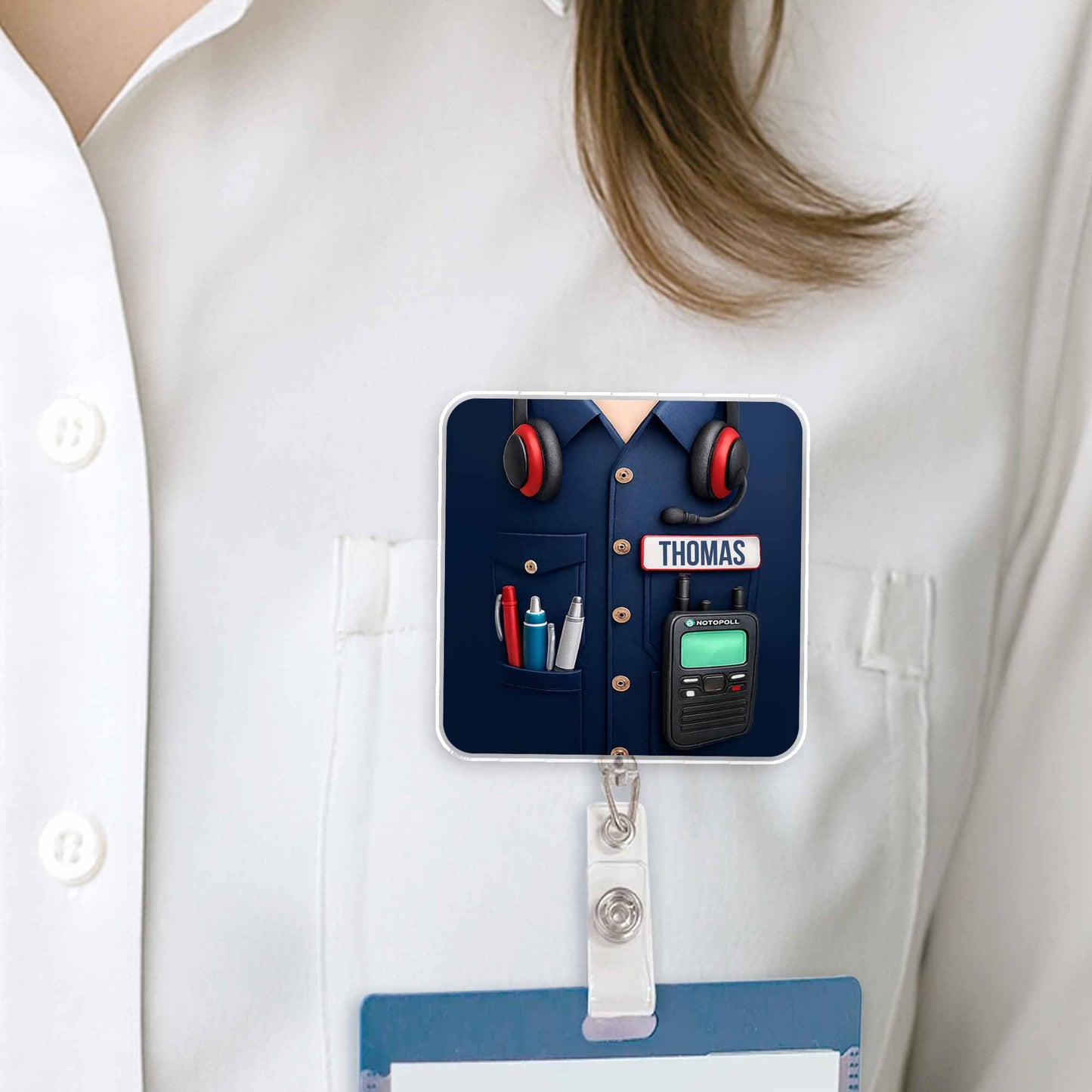 Customize Your Professional Gear With Name And Badge Reel