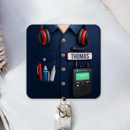 Customize Your Professional Gear With Name And Badge Reel