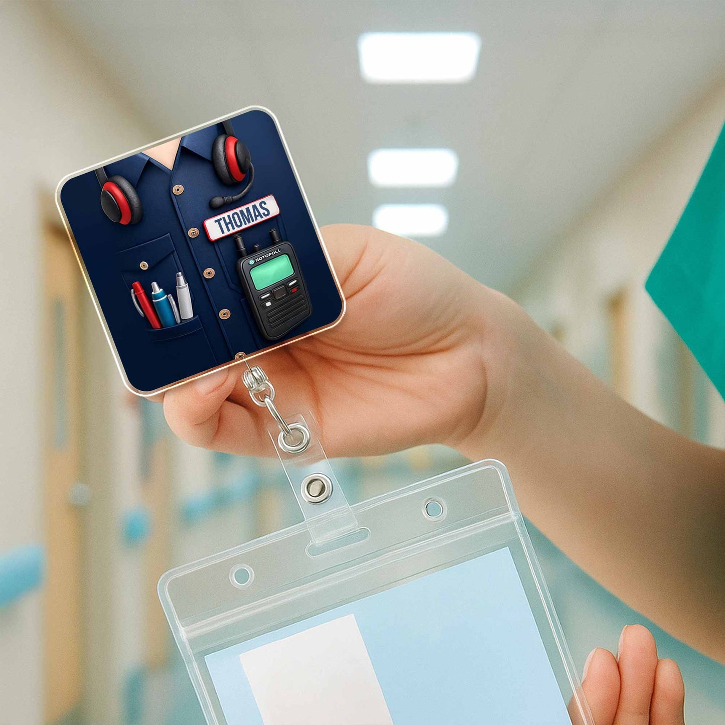 Customize Your Professional Gear With Name And Badge Reel