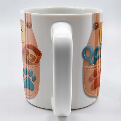 Dog Sitter Customizable Name With Paw Prints And Pet Care Essentials