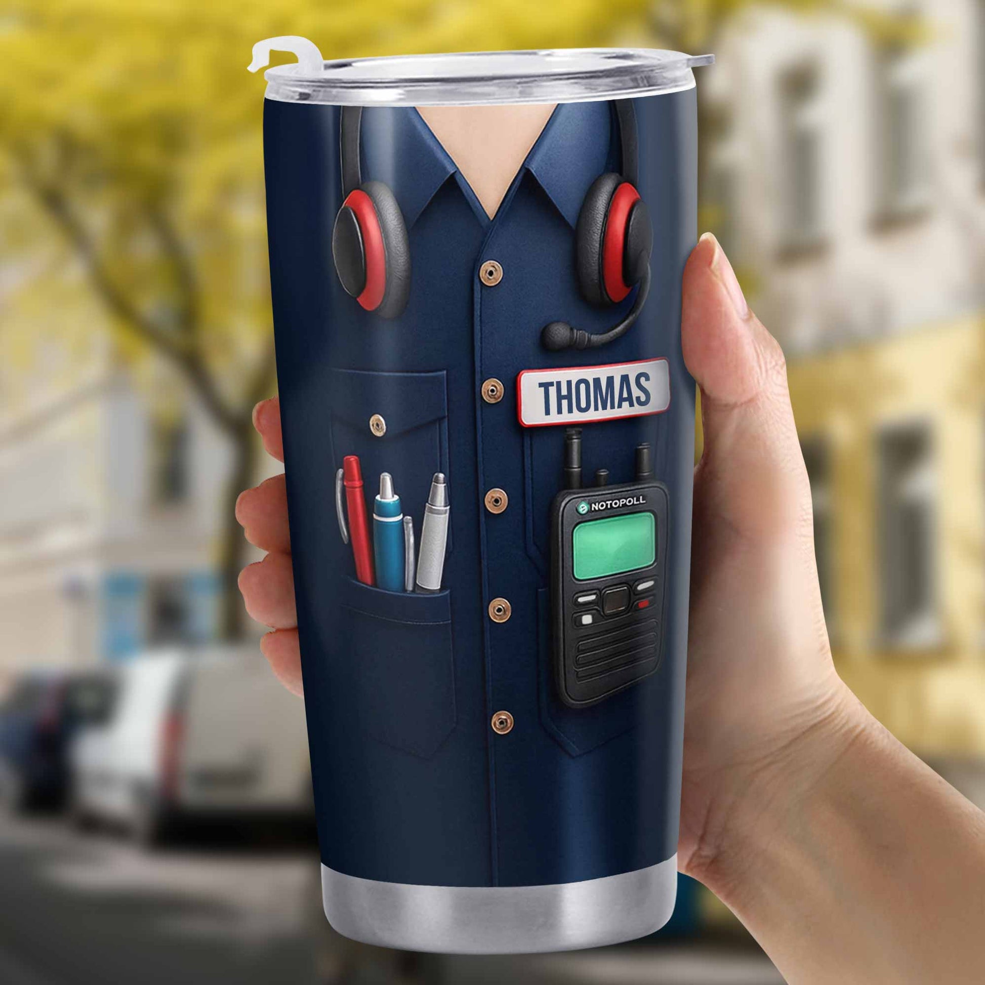 Customizable Tumbler For Radio Operators