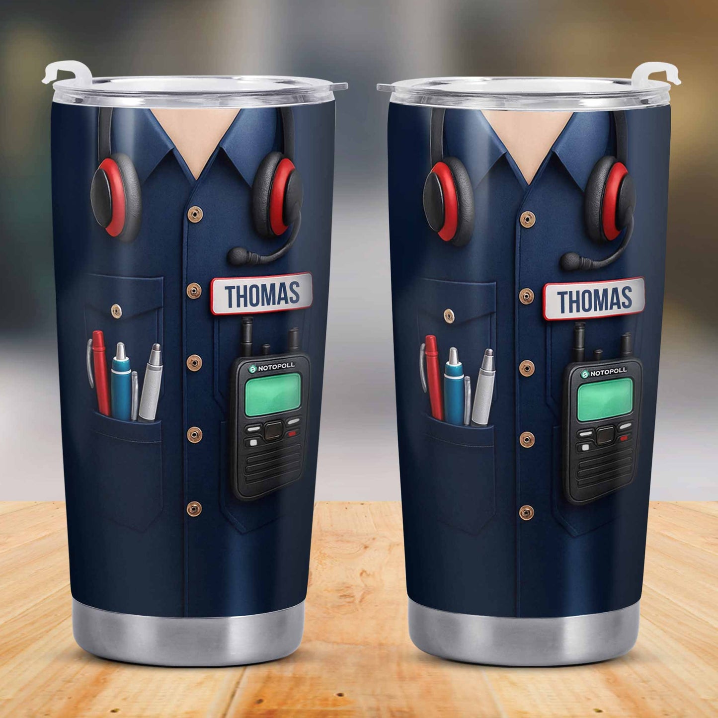 Customizable Tumbler For Radio Operators