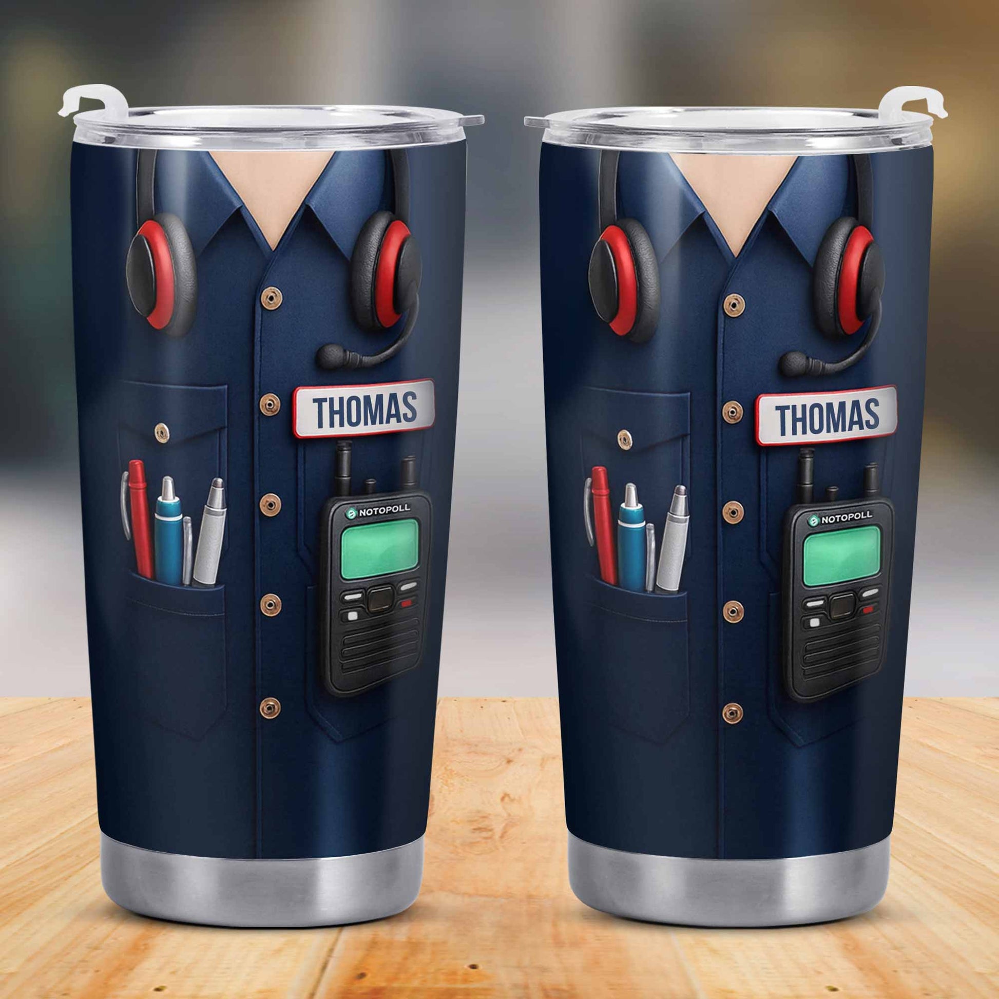 Customizable Tumbler For Radio Operators