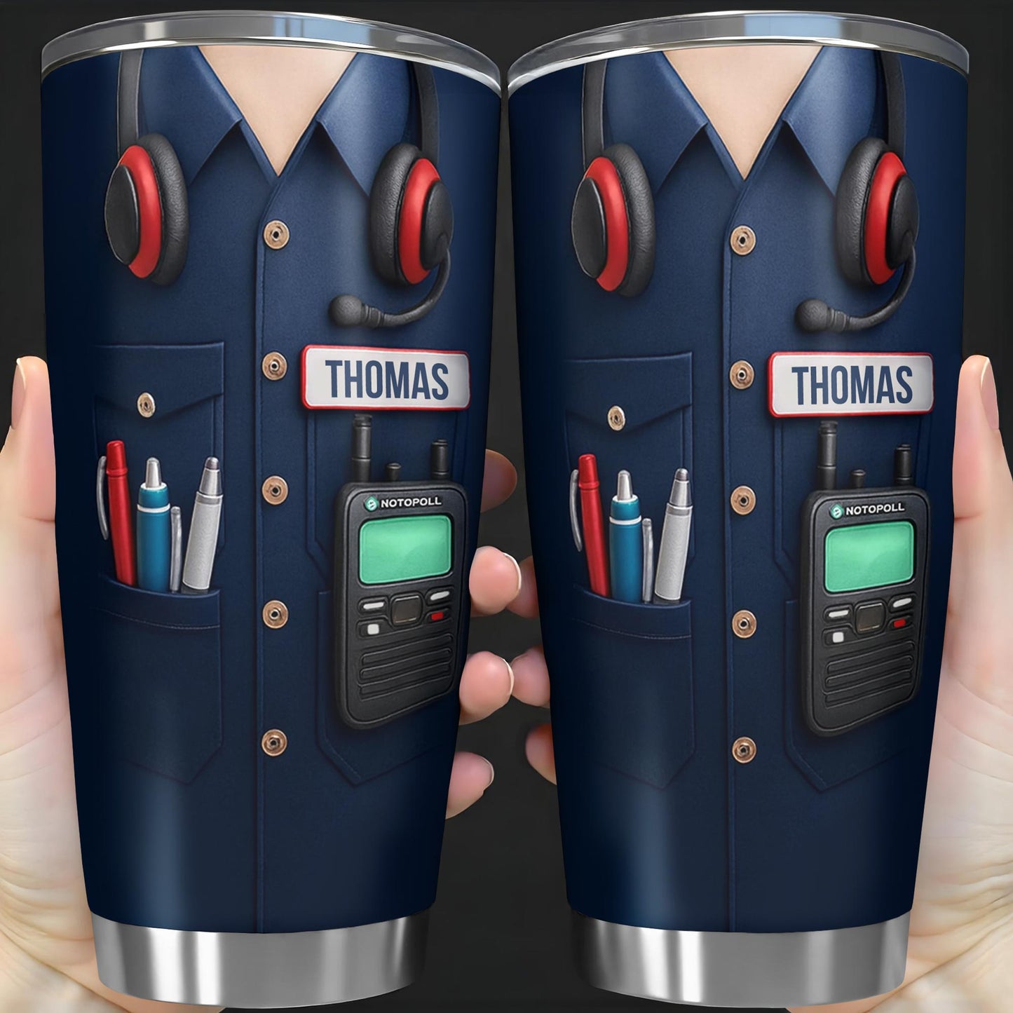 Customizable Tumbler For Radio Operators