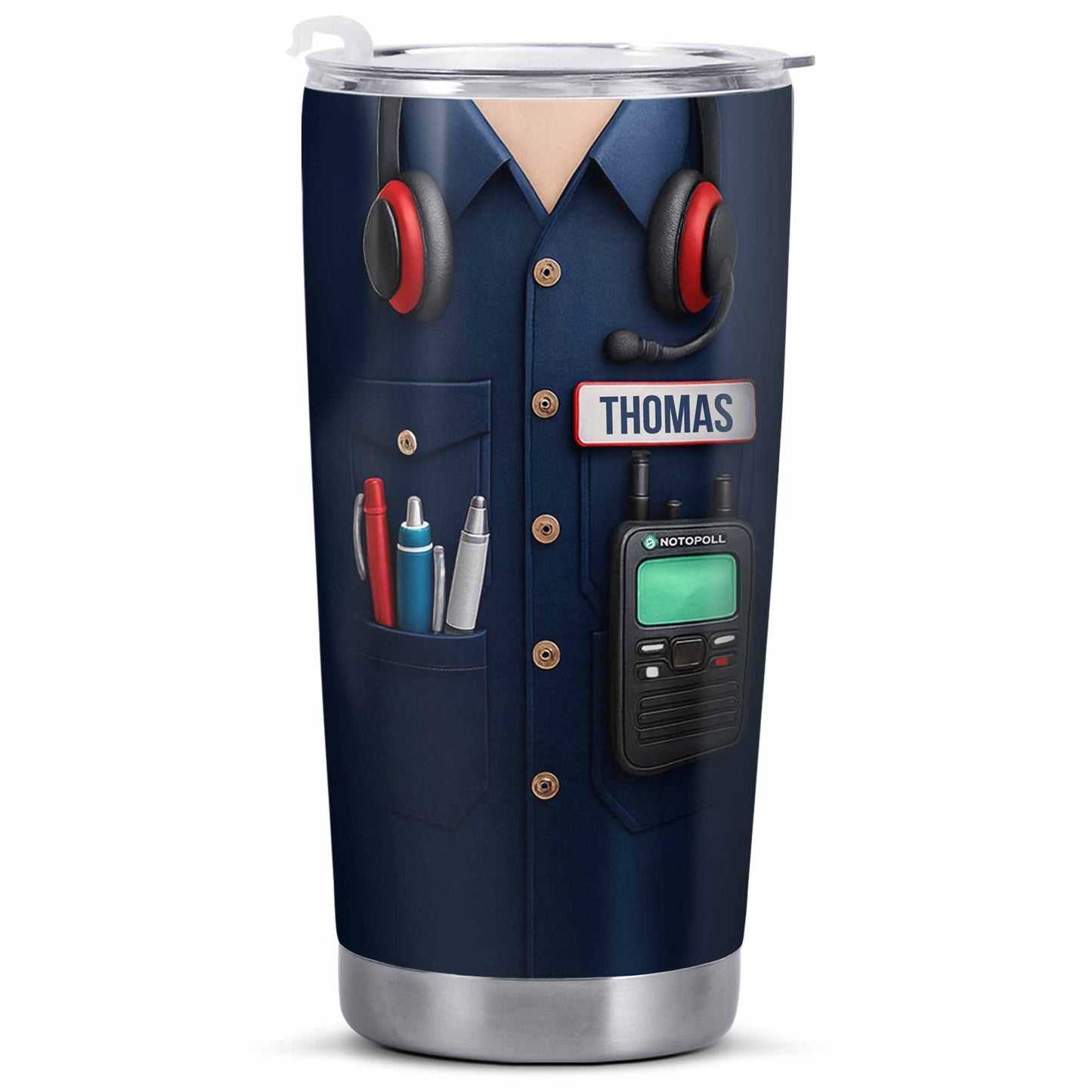 Customizable Tumbler For Radio Operators