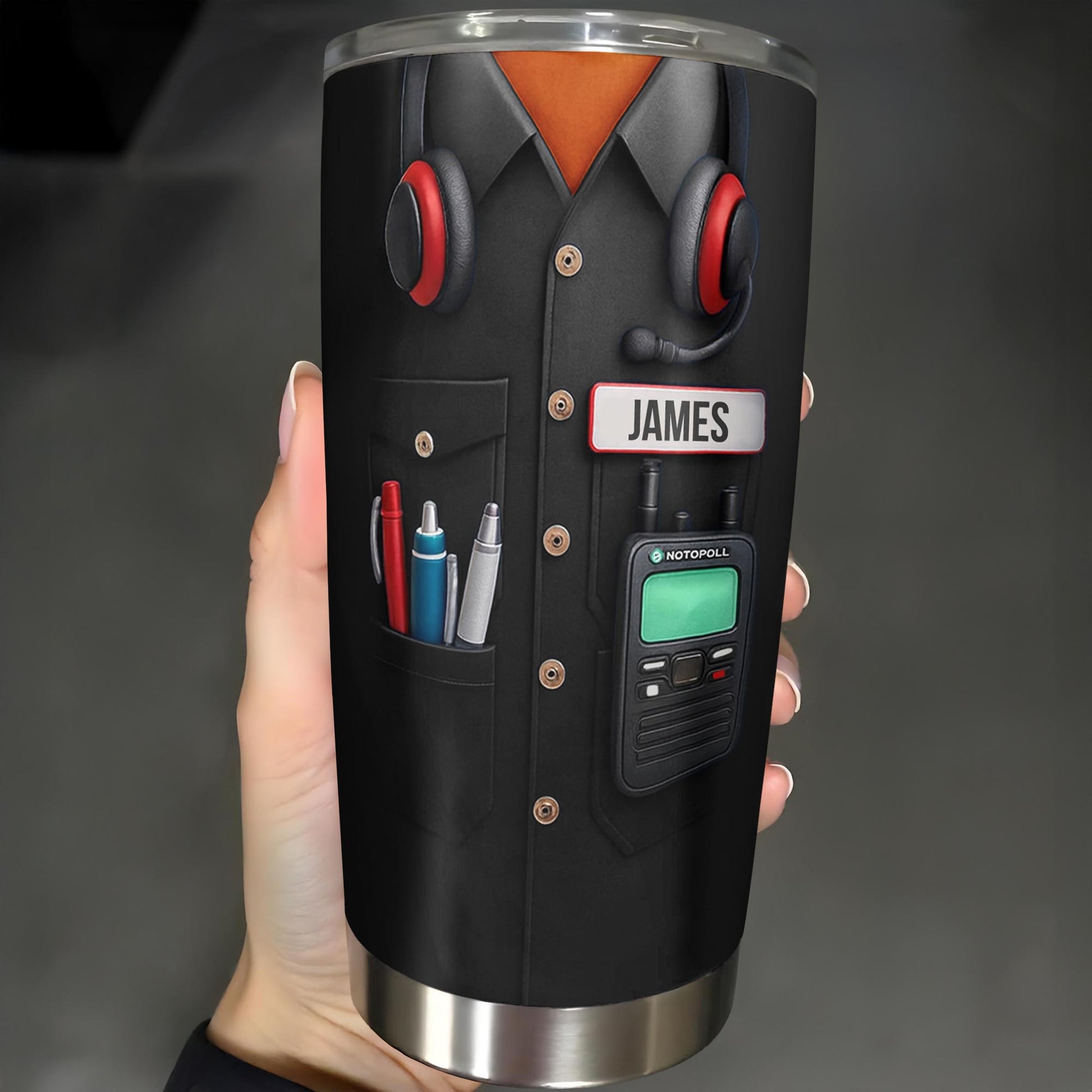 Customizable Tumbler For Radio Operators
