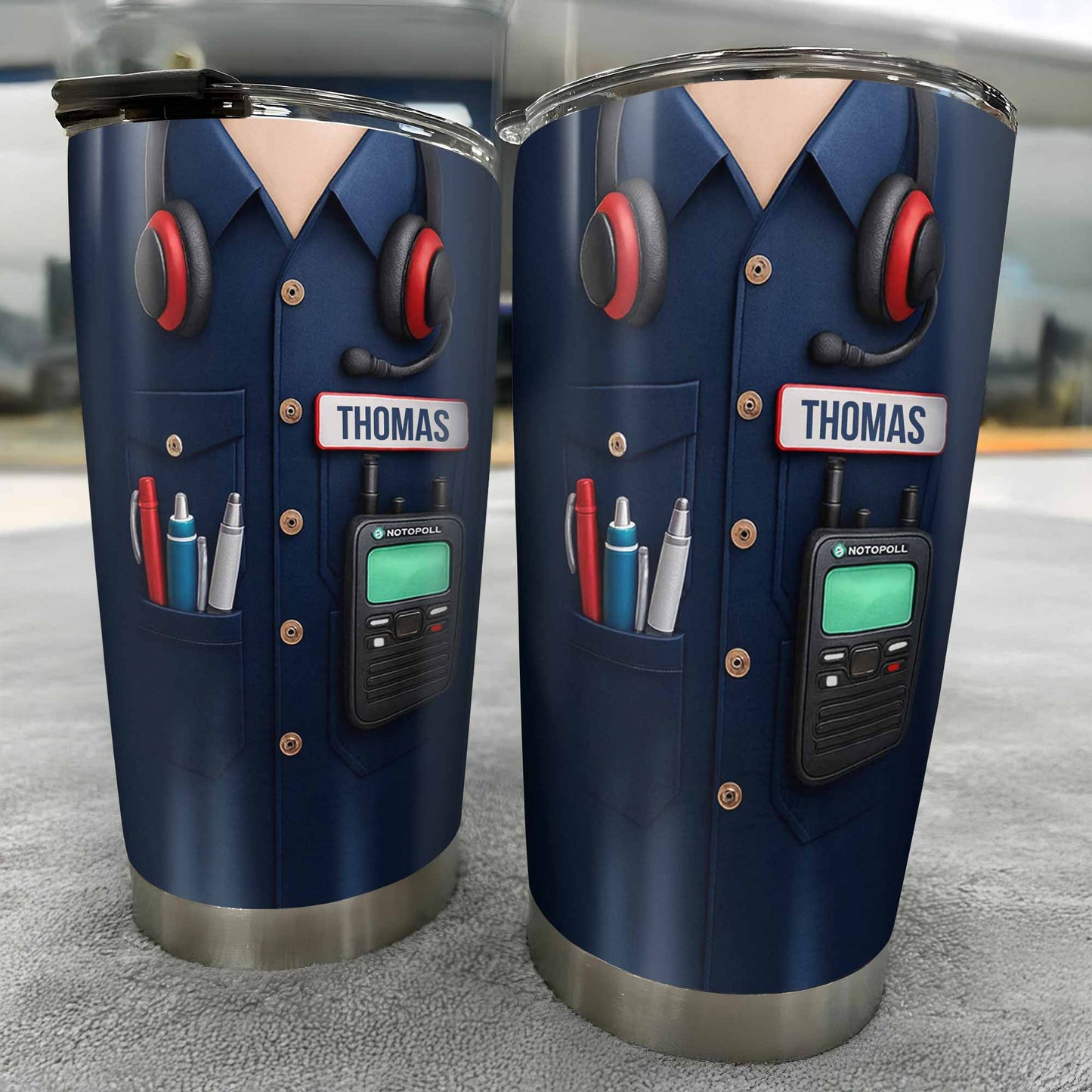 Customizable Tumbler For Radio Operators