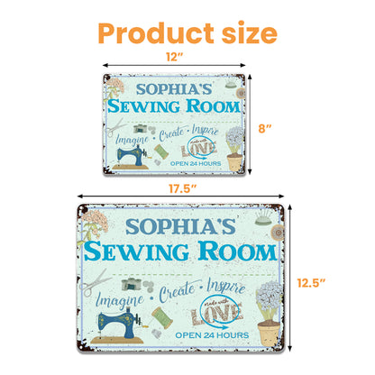 Imagine Create Inspire Sewing Room Sign