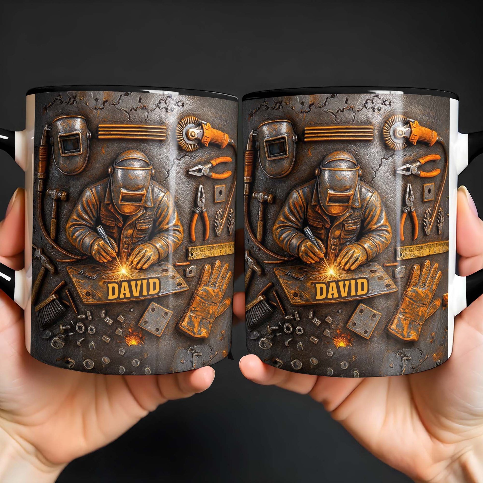 A Durable Bond Crafted with Love, Welding Mask and Tools