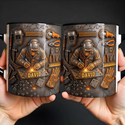 A Durable Bond Crafted with Love, Welding Mask and Tools