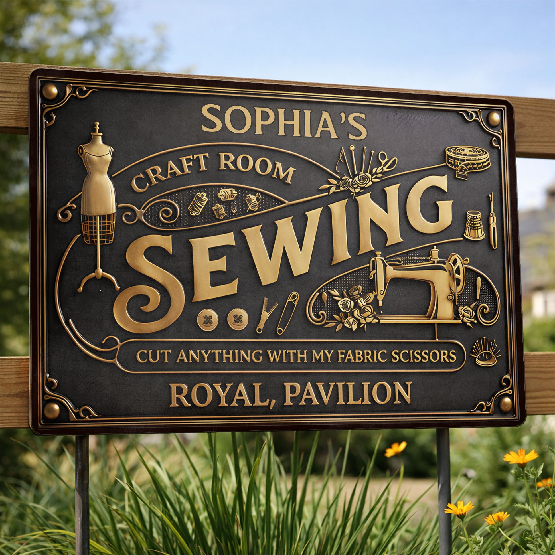 Cut Anything With My Fabric Scissors, Sewing Room Decor