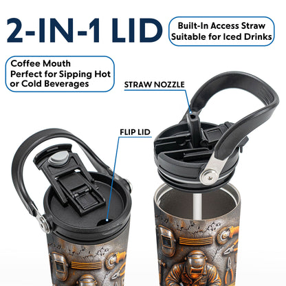 Dedicated To The Craft Featuring Welder And Tools