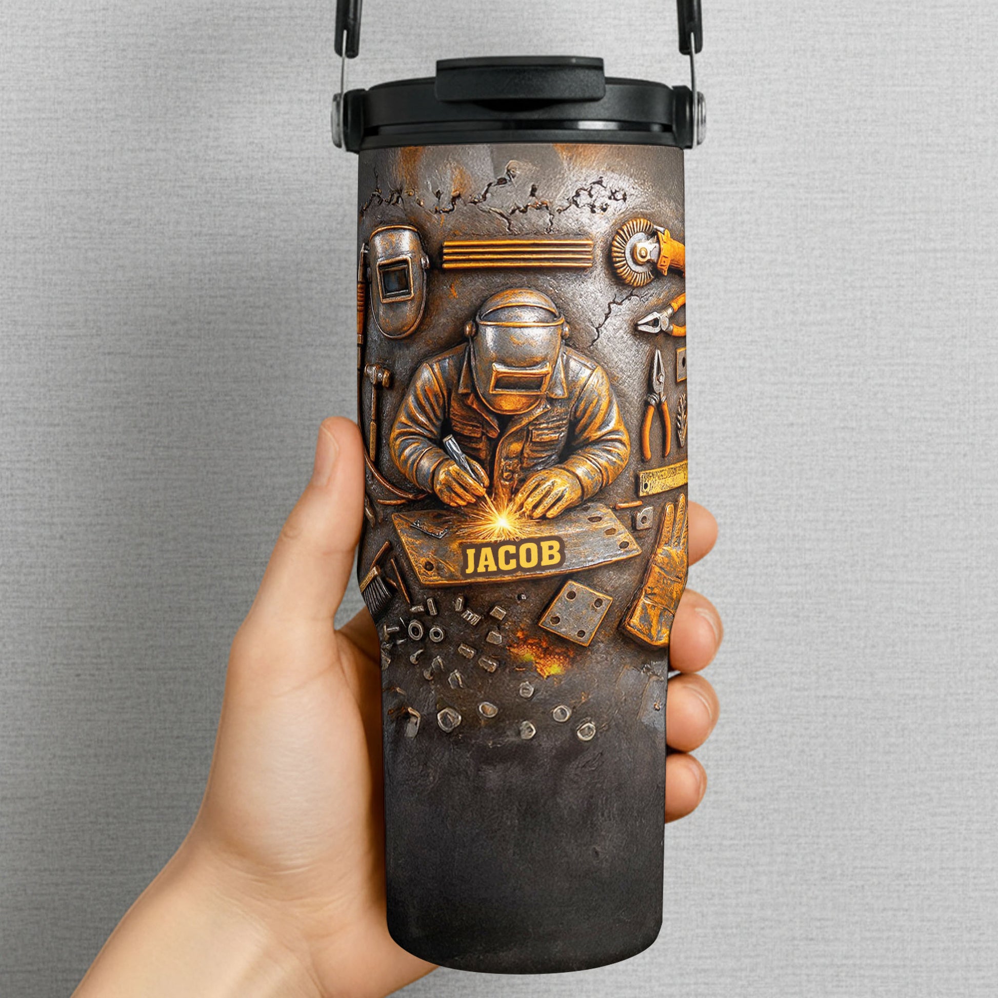 Dedicated To The Craft Featuring Welder And Tools