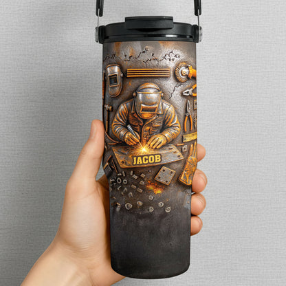 Dedicated To The Craft Featuring Welder And Tools