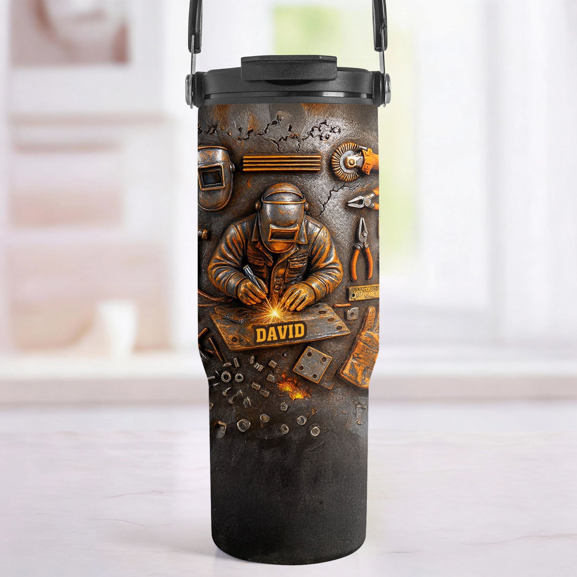 Dedicated To The Craft Featuring Welder And Tools