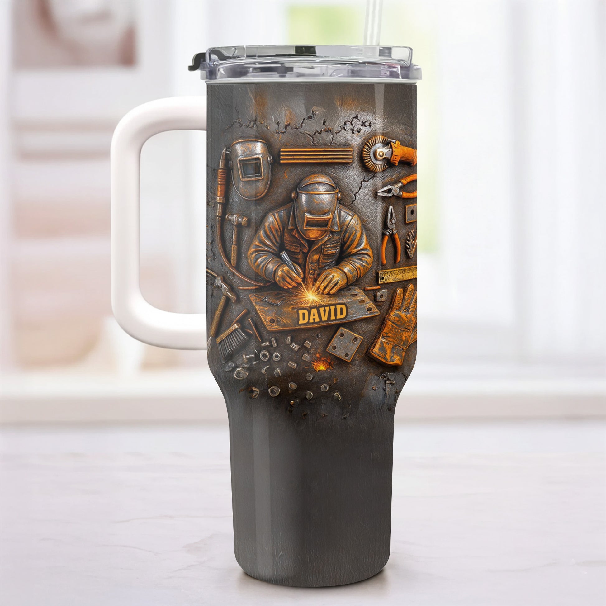 Customizable Design Celebrating Welder And Tools