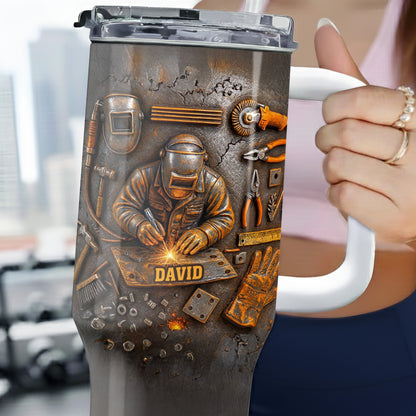 Customizable Design Celebrating Welder And Tools