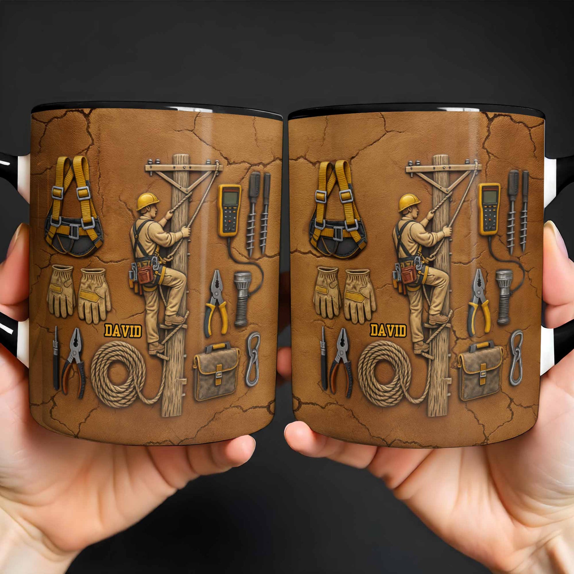 Celebrate Your Dedicated Craftsmanship, Lineman And Tools