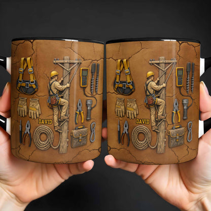 Celebrate Your Dedicated Craftsmanship, Lineman And Tools