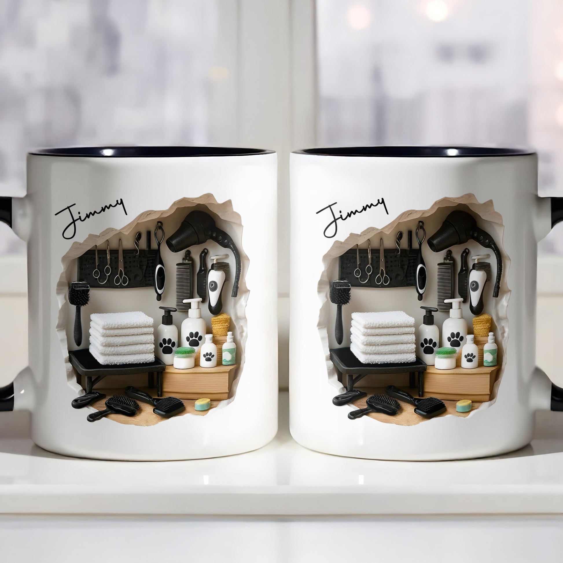 Personalized Pet Grooming Essentials Design