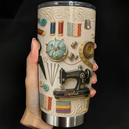 Celebrate The Art of Crafting, Sewing Essentials Tumbler