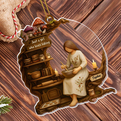 Just A Girl Who Loves Baking, Culinary Enthusiast Decor