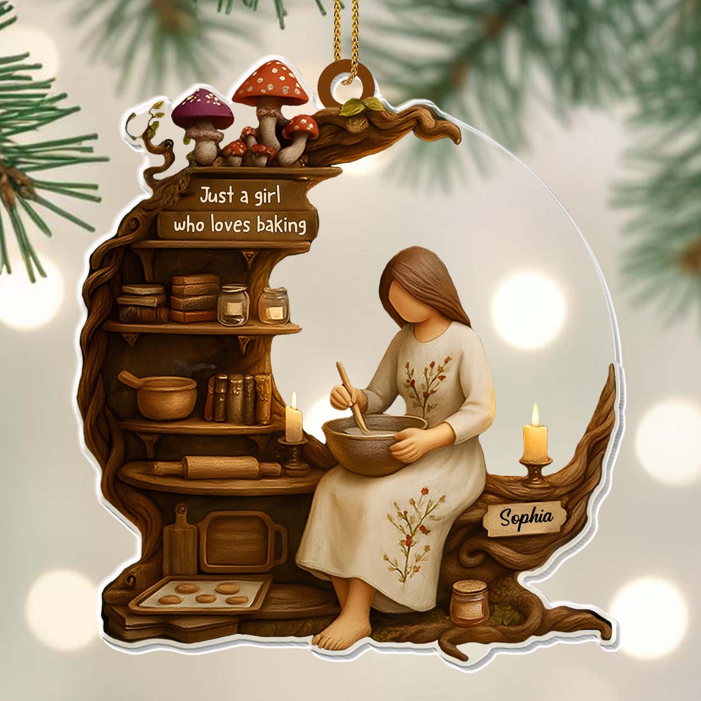 Just A Girl Who Loves Baking, Culinary Enthusiast Decor