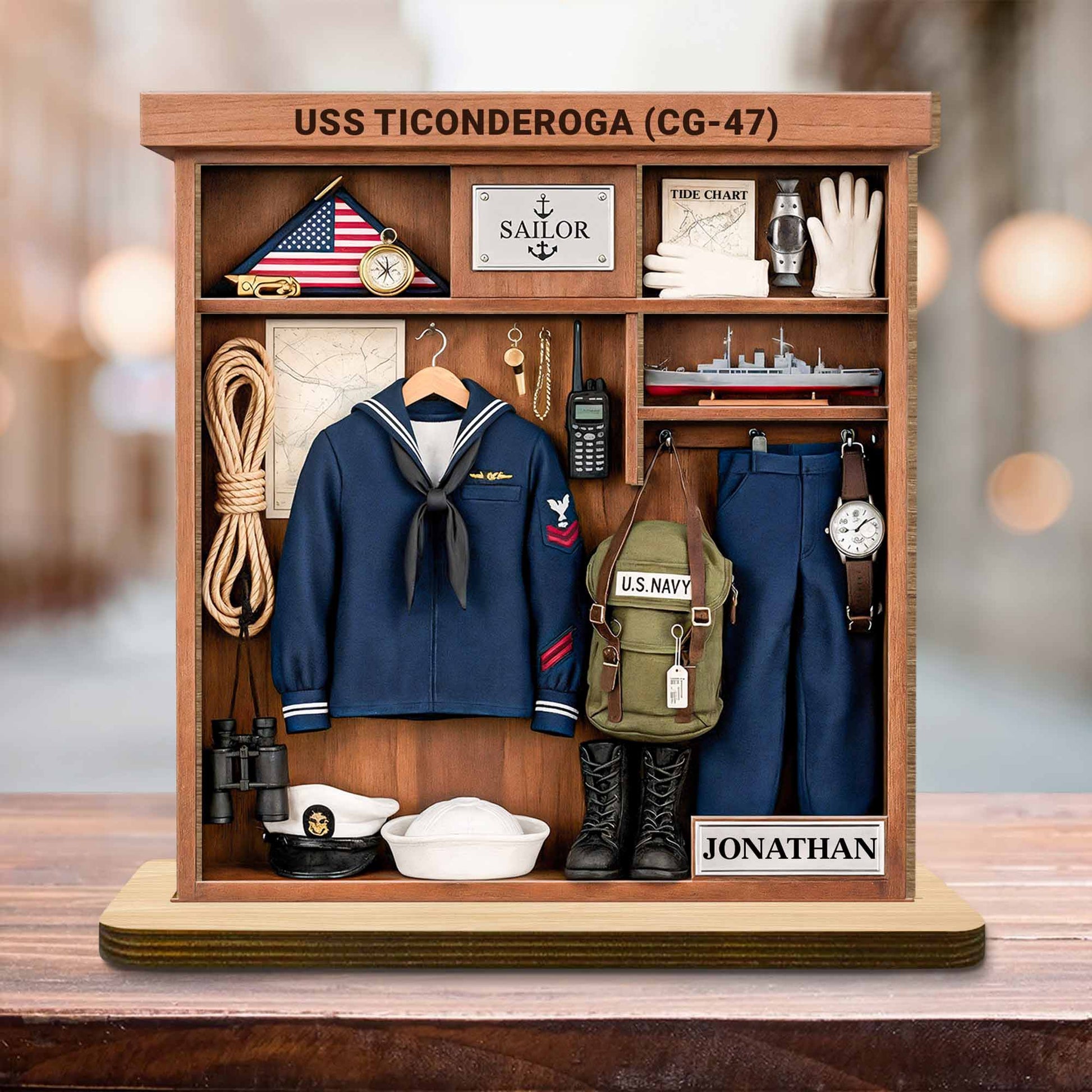 USS Ticonderoga, Sailor Uniform & Navy Essentials