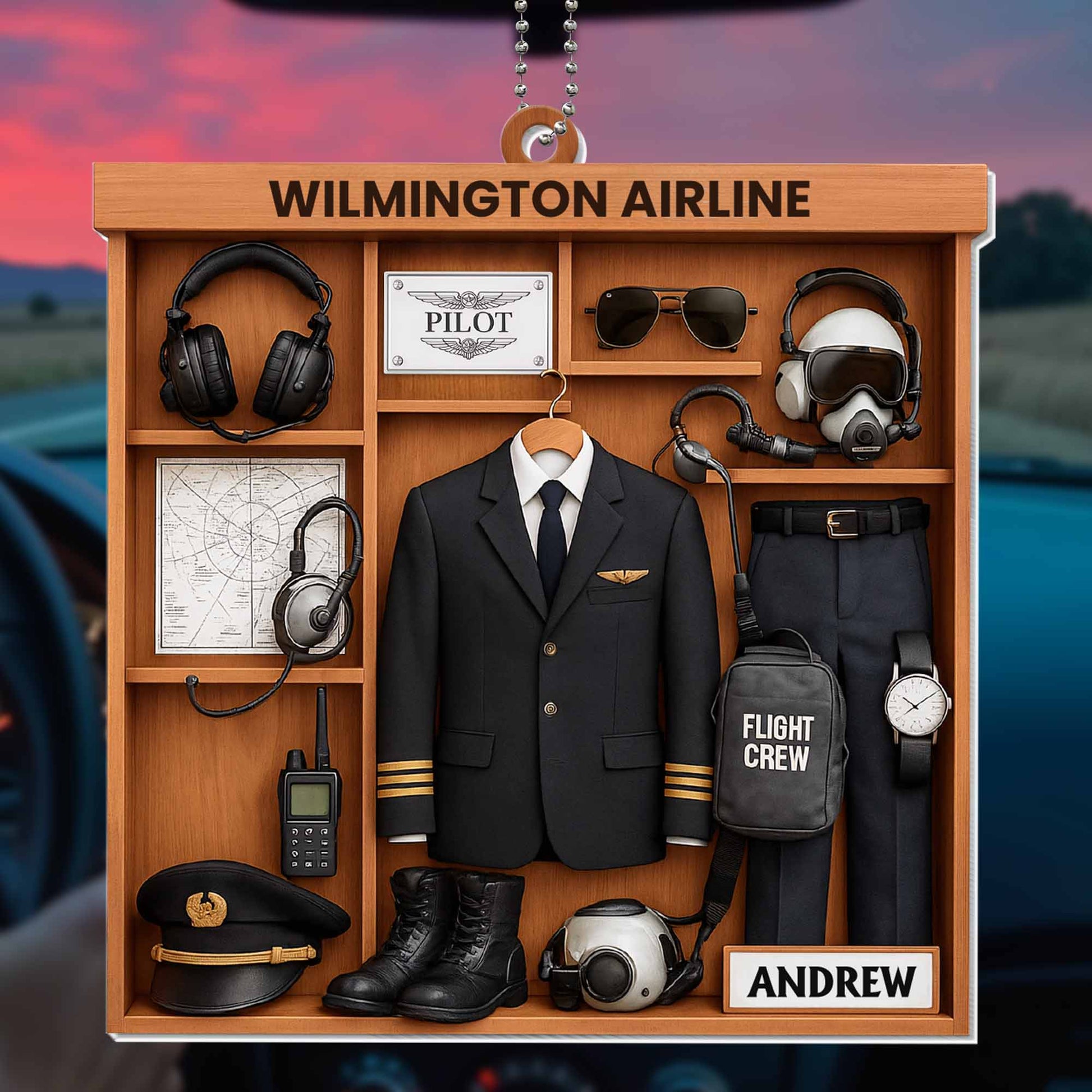 Celebrate Your Aviation Passion, Pilot Ornament