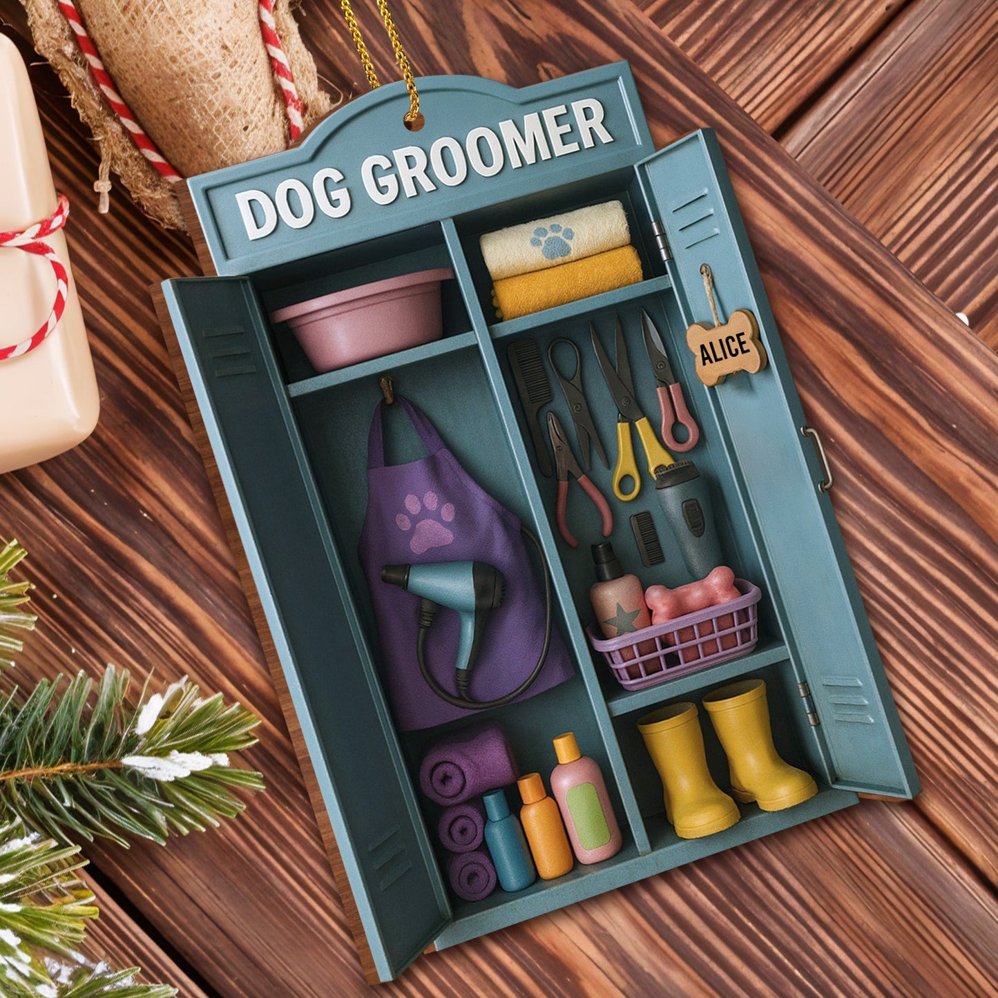 Personalize This Ornament With Your Favorite Dog Groomer's Name