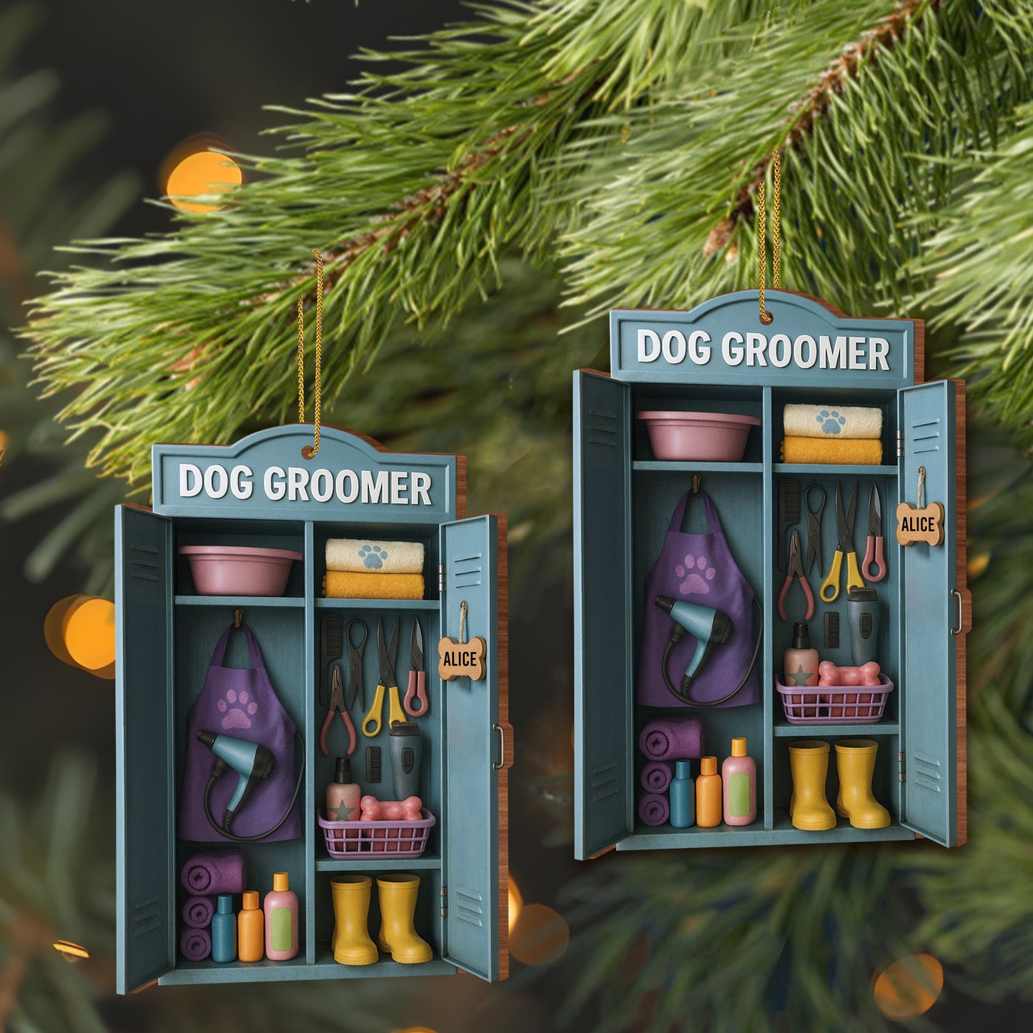 Personalize This Ornament With Your Favorite Dog Groomer's Name