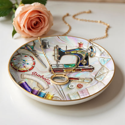 Where Creativity Comes To Life Vintage Sewing Machine And Thread Spools