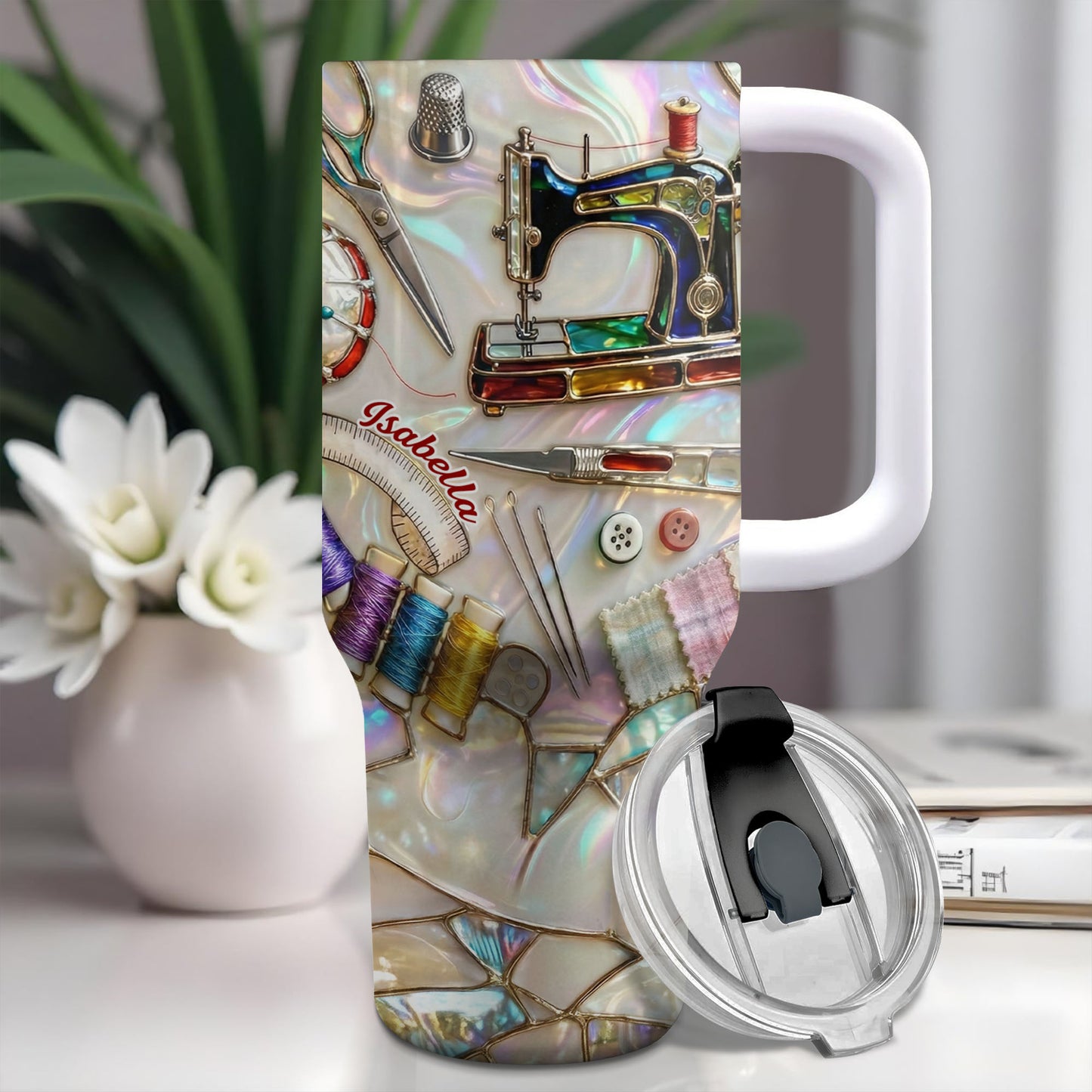 To My Creative Spirit, Sewing Machine And Craft Tools